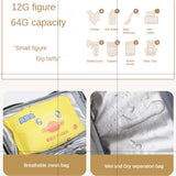 Bear Embroidery Mother Baby Bag Diaper Waterproof Insulation Mommy Bag