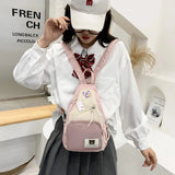 Small Multi-functional Dual-purpose Backpack Women Shoulder School Bags