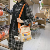 Sweet Girls Waterproof Nylon Schoolbag Multi-functional Backpack