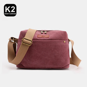 Canvas Single Shoulder Messenger Bag Small Square Bag Female Handbags