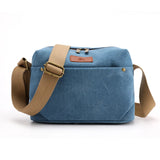 Canvas Single Shoulder Messenger Bag Small Square Bag Female Handbags