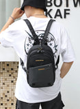 Men's Nylon Backpack Rucksack Military Travel Messenger Cross Body Bag