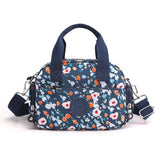 Nylon Women Shoulder Bag Floral Print Messenger Crossbody Purse