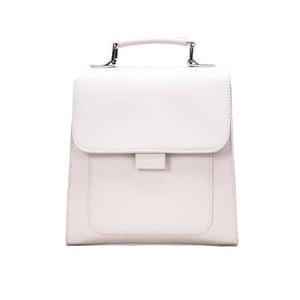 Mini PU Leather Backpack Women Travel Female Bookbag School Bags