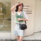 Small PU Leather Crossbody Bags For Women Hand Bag