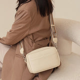 Small PU Leather Crossbody Bags for Woman Solid Shoulder Purses and Handbags