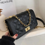 PU Leather Crossbody Bags for Women Chain Shoulder Purses