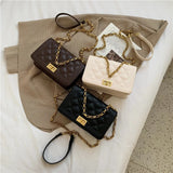 PU Leather Crossbody Bags for Women Chain Shoulder Purses