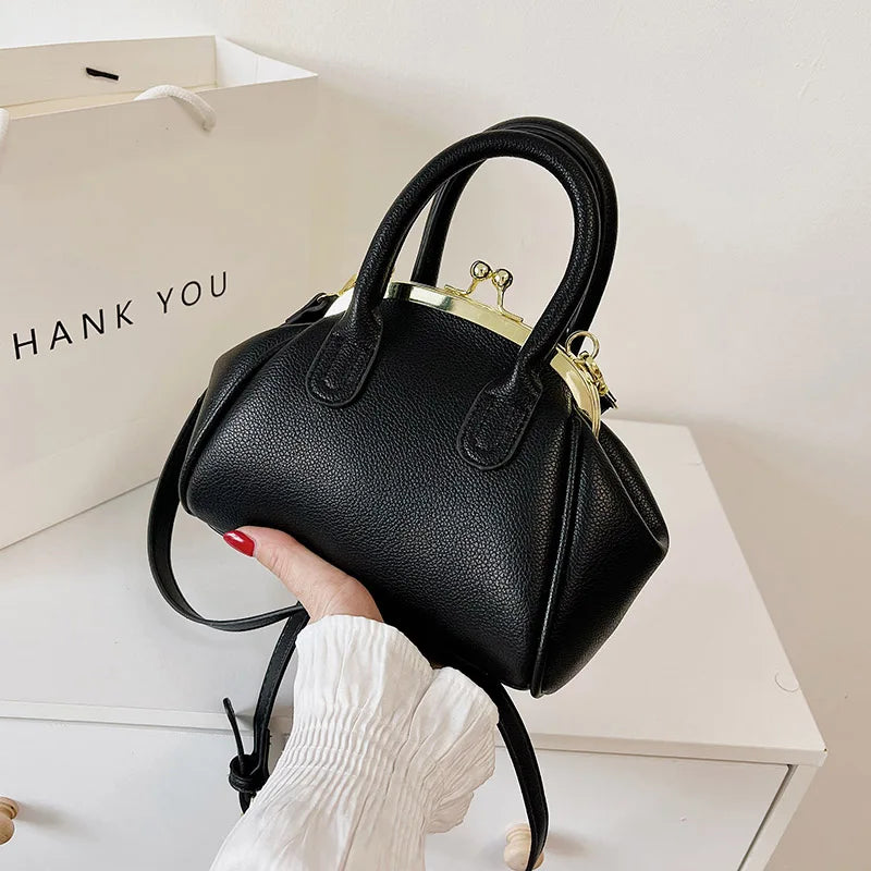 Small PU Leather Shell Shoulder Crossbody Bags Summer Lady Handbags