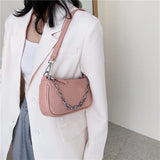 Small PU Leather Shoulder Bags for Women Hand Bags Chain Lizard Pattern Handbags