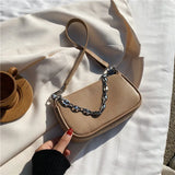 Small PU Leather Shoulder Bags for Women Hand Bags Chain Lizard Pattern Handbags
