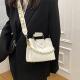 PU Leather Crossbody Bag for Women Winter Casual Totes