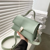 Women's PU Leather Shoulder Crossbody Bags Summer Handbags Female Travel Totes