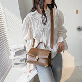 Women's PU Leather Shoulder Crossbody Bags Summer Handbags Female Travel Totes