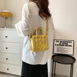 Geometric Quilted Shoulder Bag for Women