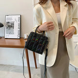 Geometric Quilted Shoulder Bag for Women