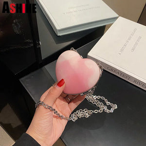 Small Chain Clutch Handle Bag for Ladies