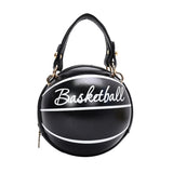Personality Basketball Hand Bag Women Chains Handbag Mini Round Tote