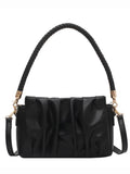 Pleated Underarm Crossbody Bag Women's Handbag