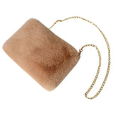 Plush Crossbody Shoulder Bag for Women
