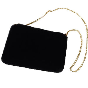 Plush Crossbody Shoulder Bag for Women