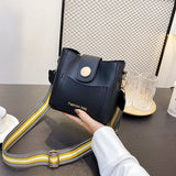 Pu Leather Bucket Bag Women's Handbag Crossbody Shoulder Bag