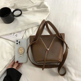 Retro Bucket Crossbody Bag Ladies Messenger Bag Trending Tote Handbag