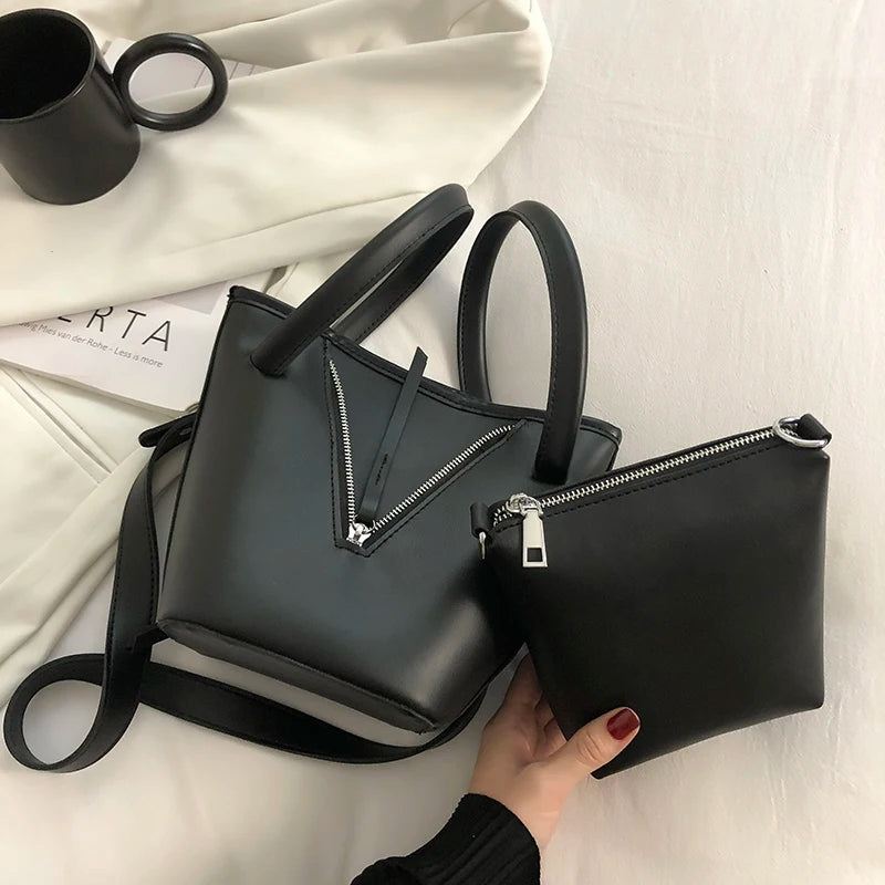 Retro Bucket Crossbody Bag Ladies Messenger Bag Trending Tote Handbag