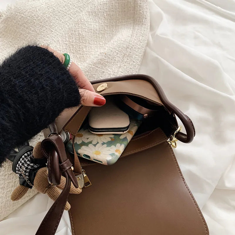 Vintage Chain Messenger Bag Women's Handbag