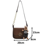 Vintage Chain Messenger Bag Women's Handbag