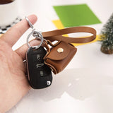 Small Purse Keychain Wallet Pouch Portable Storage Bag PU Leather