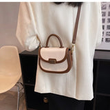 Retro Fall Winter Saddle Shoulder Purses Handle Clutch Women Bags