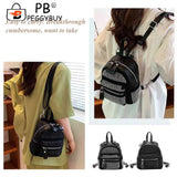 Small Rhinestone Backpack for Women Crystal Travel Casual Shoulder School Bag
