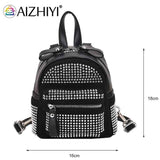 Small Rhinestone Backpack Crystal Shoulder School Bag