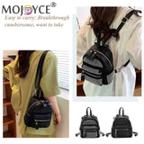 Small Rhinestone Backpack for Women Crystal Travel Casual Shoulder School Bag