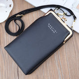 Soft Leather Cell Phone Bag Ladies Crossbody Bag Purse Mini Sac