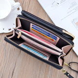 Soft Leather Cell Phone Bag Ladies Crossbody Bag Purse Mini Sac
