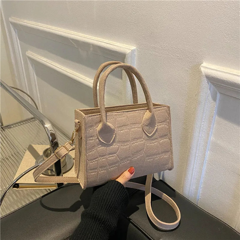Vintage Small Shoulder Bag Tote Handbag for Women Purse