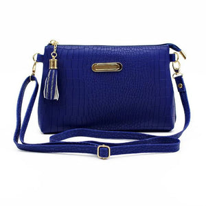 Sweet Tassel Crossbody Bag Solid Flap Bags