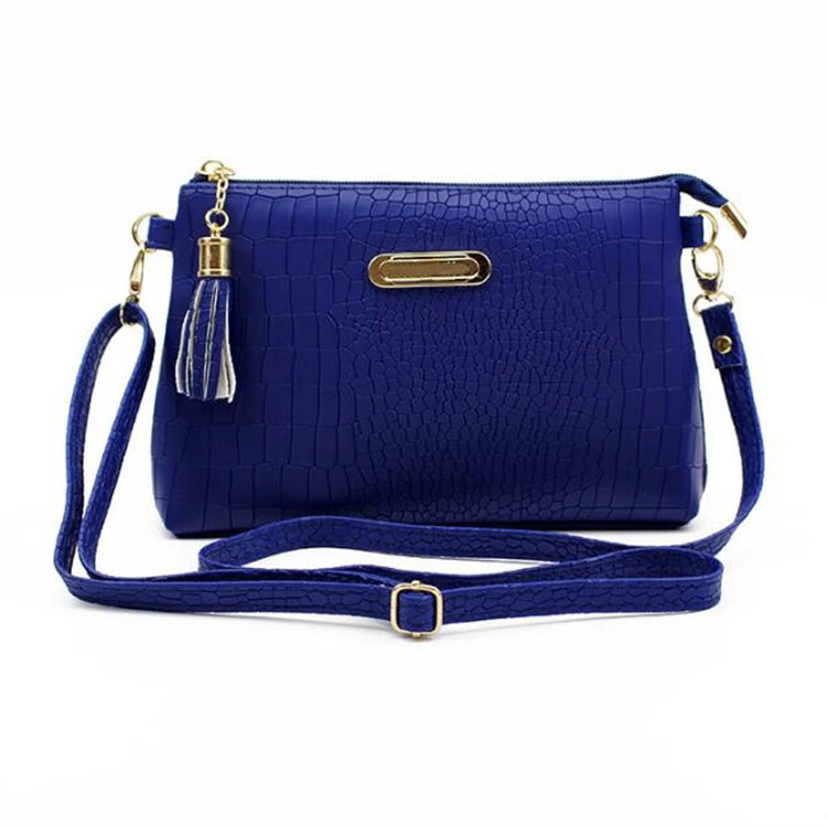 Sweet Tassel Crossbody Bag Solid Flap Bags