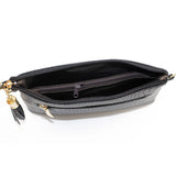Small Shoulder Bag Tassel Crossbody Flap Bag Solid Messenger Bag