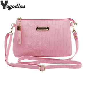 Small Shoulder Bag Tassel Crossbody Flap Bag Solid Messenger Bag