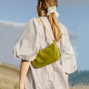 Vintage Leather Small Shoulder Bag for Women