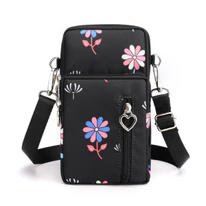 Small Shoulder Bags Nylon Women Mobile Phone Bags Mini Female Messenger Purse