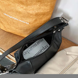 Small PU Leather Women's Underarm Bag Retro Style