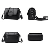 Small Leather Shoulder Bag Women's Purse Handbag Lady Sac A Main Femme