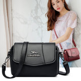 Small Leather Shoulder Bag Women's Purse Handbag Lady Sac A Main Femme