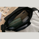 Embroidery Planet Crossbody Bag Canvas Messenger Pouch