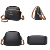 Split Leather Shell Purses Crossbody Bags for Women