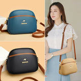 Split Leather Shell Purses Crossbody Bags for Women